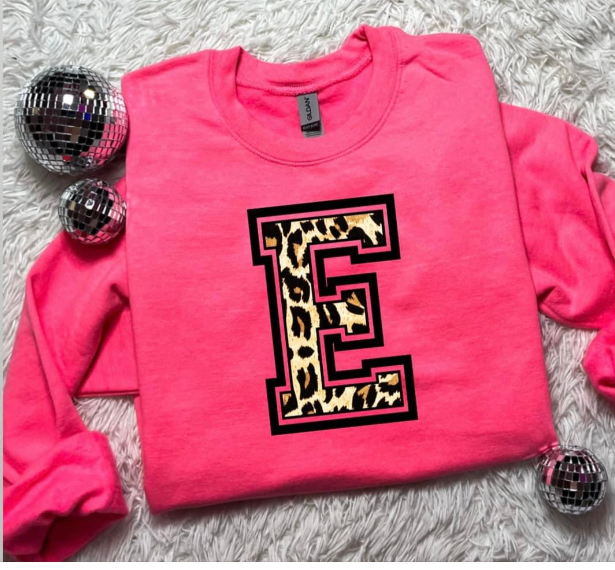 Neon Pink Puff Vinyl Babe Sweatshirt – Cutie Pie Designs