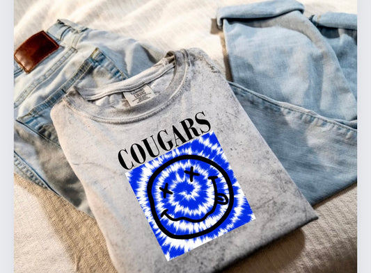 Cougars Smiley Tee