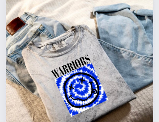 Warriors Smiley Tee