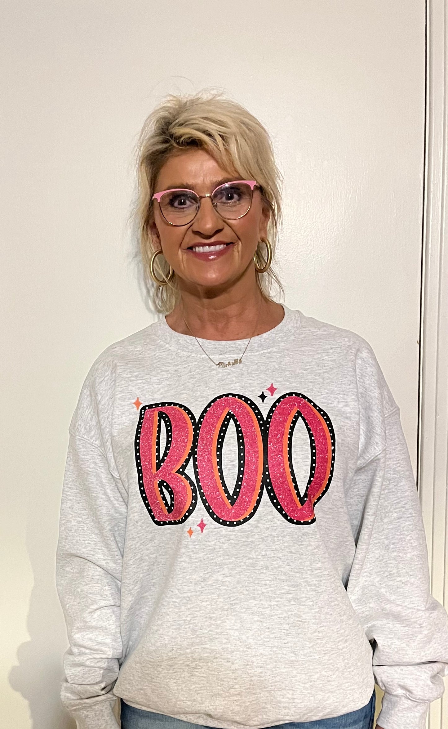 Pink Boo Sweatshirt