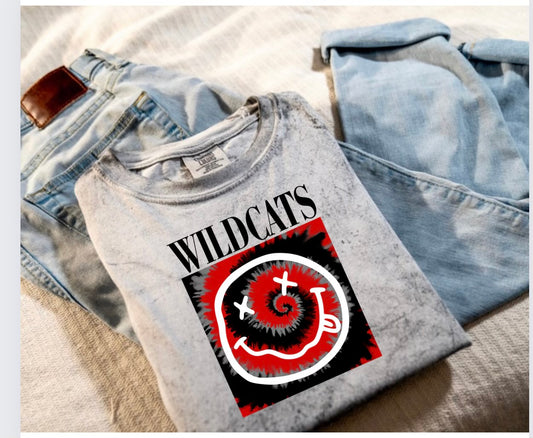 Wildcats Smiley Tee