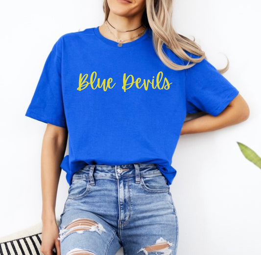 Blue Devils Puff Tee