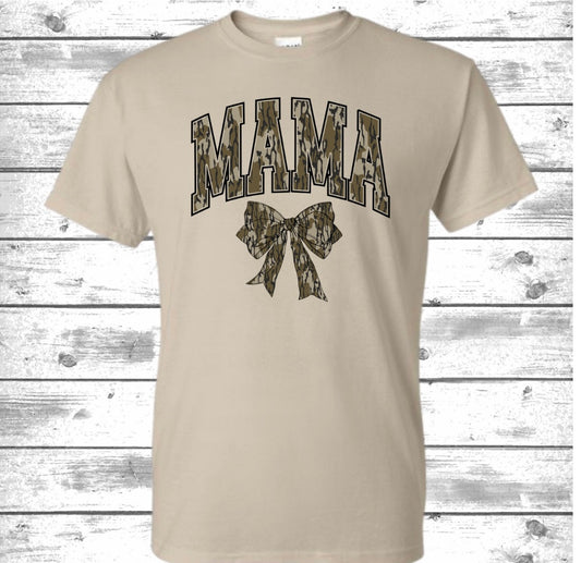 Mama camo tshirt