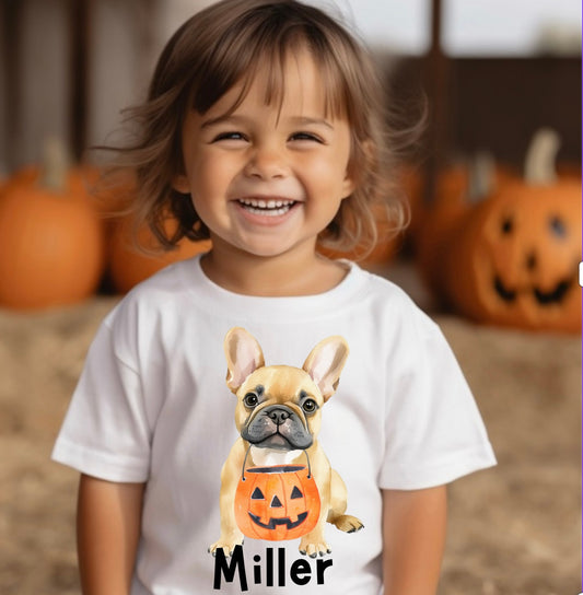 Fall Frenchie tshirt