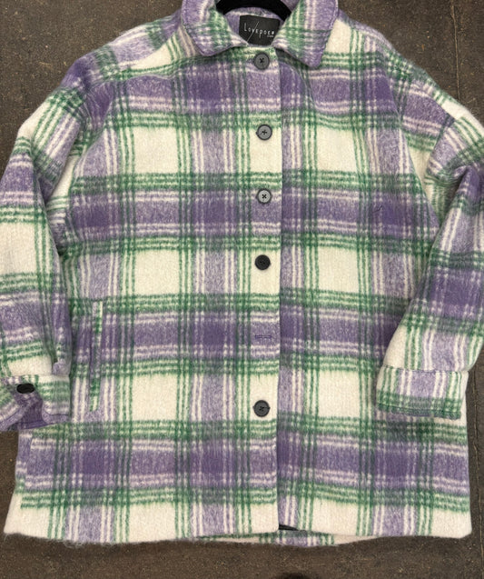 Flannel Shacket with pockets