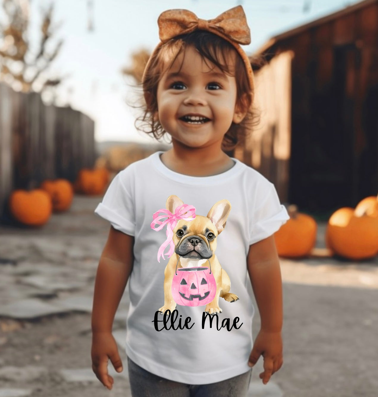 Fall Frenchie tshirt