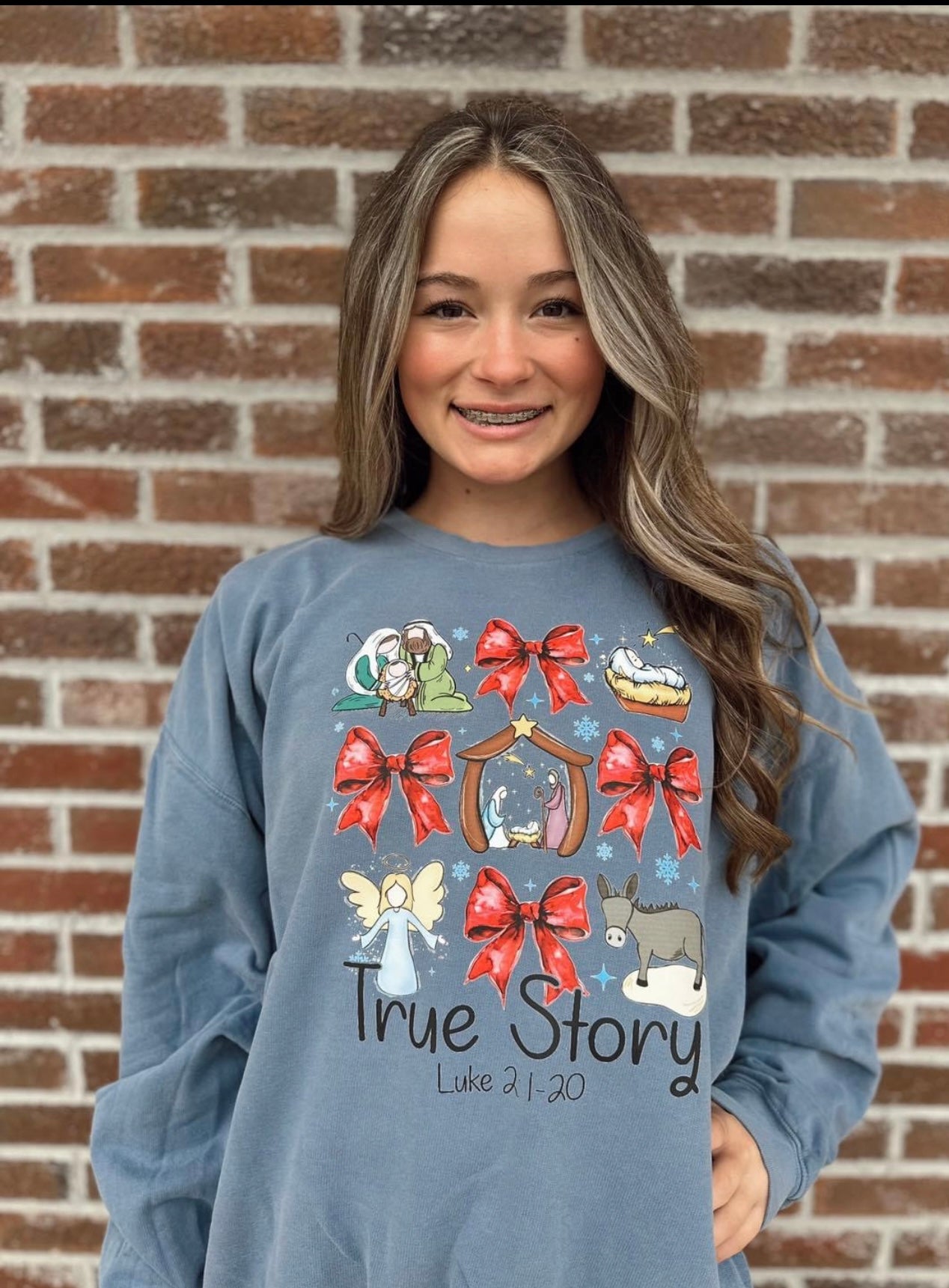 True Story Comfort color sweatshirt or tshirt