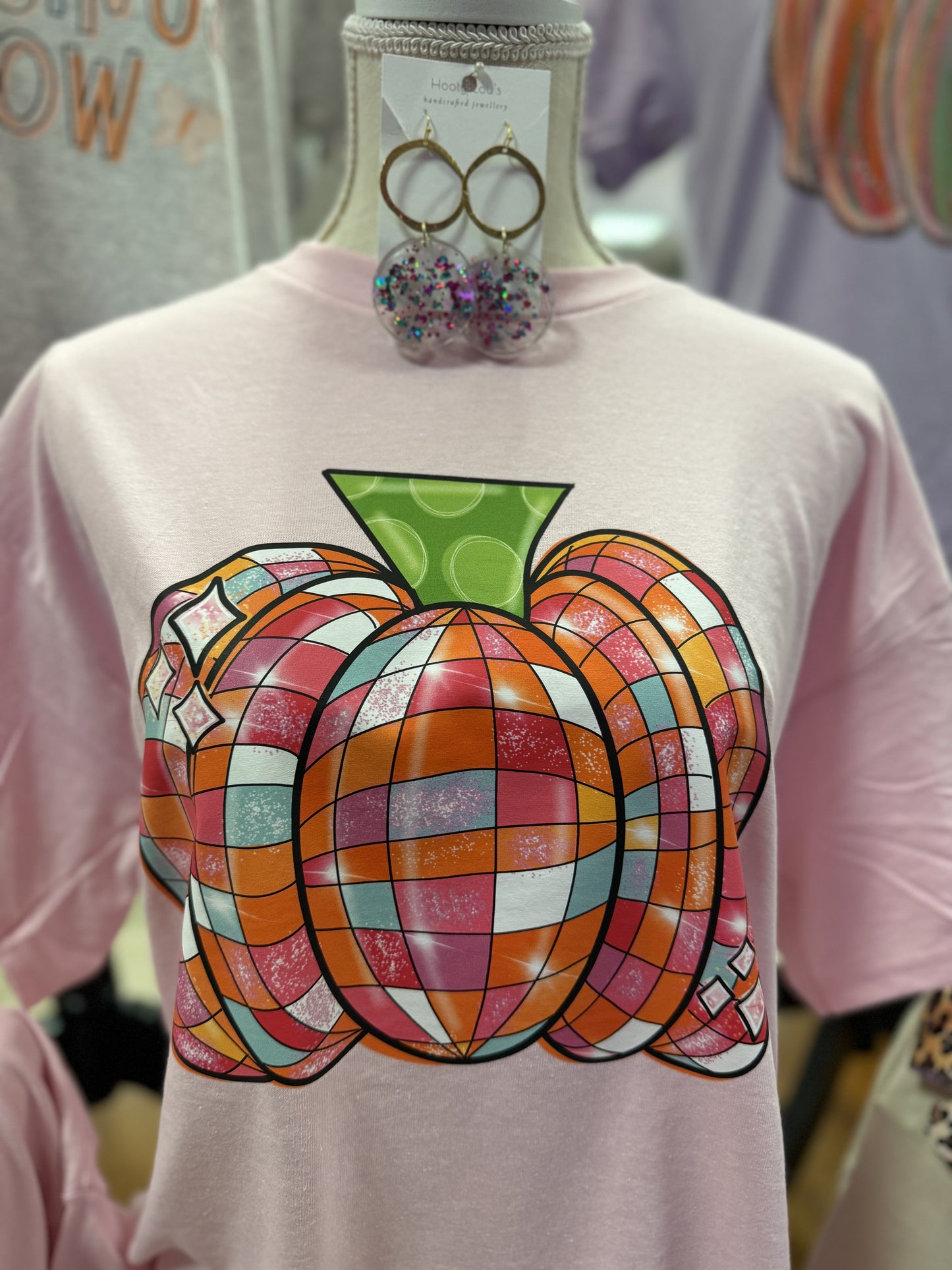 Disco pumpkin tshirt