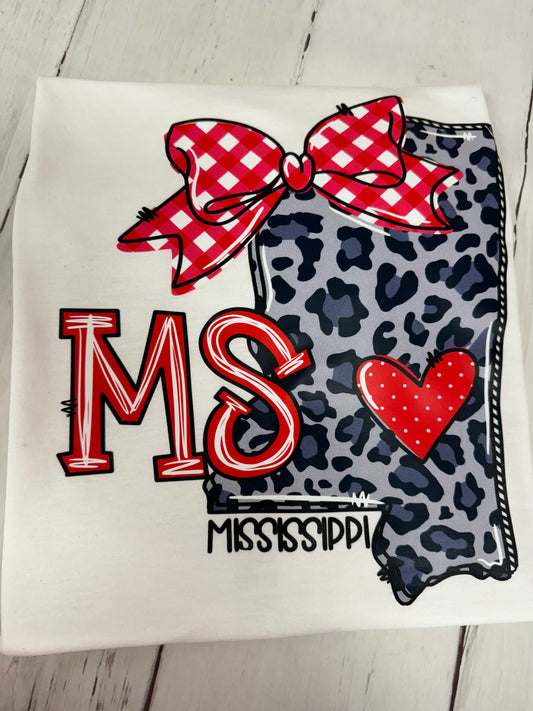 MS Red and Blue leopard