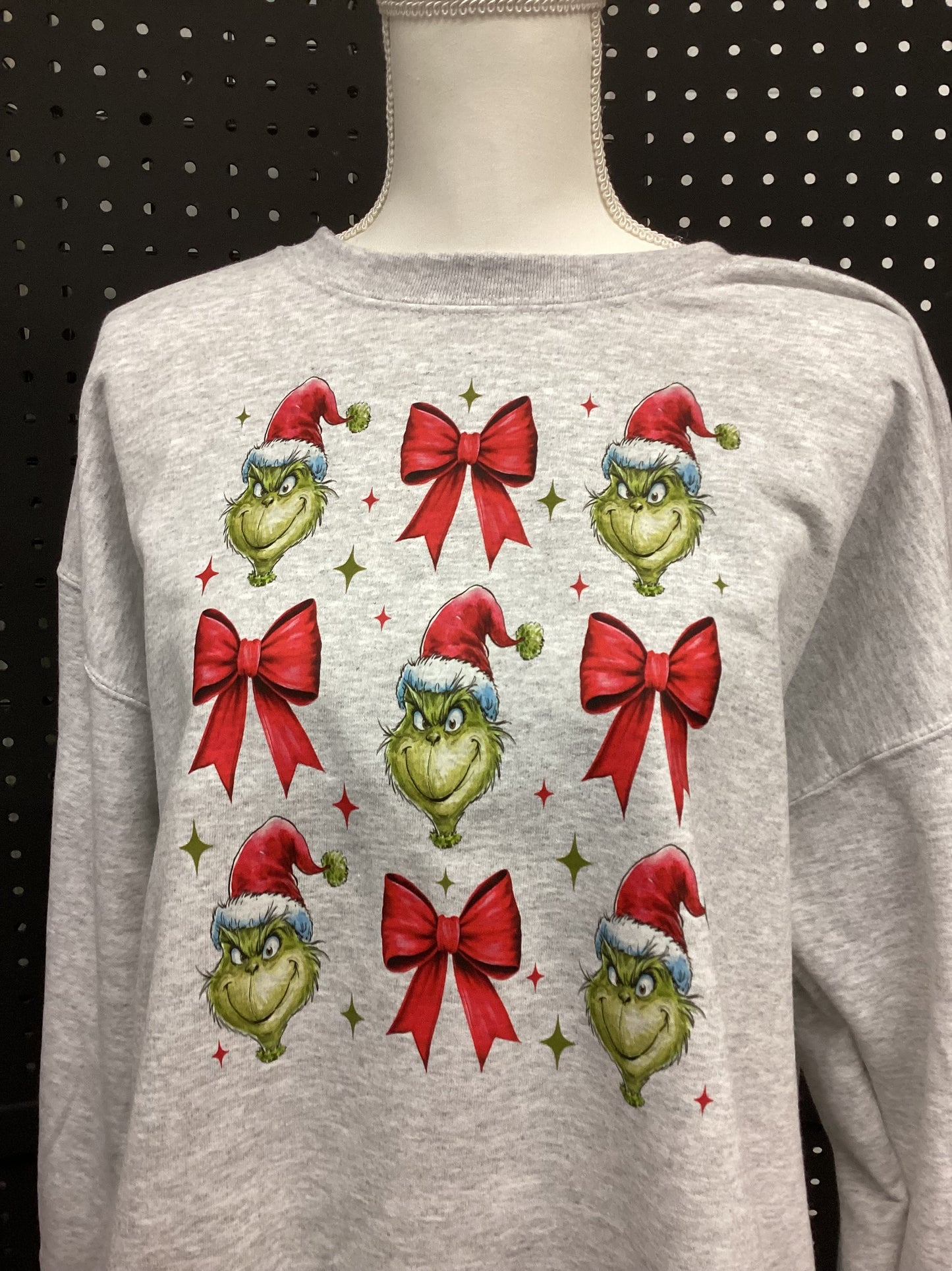 Grinch coquette sweatshirt