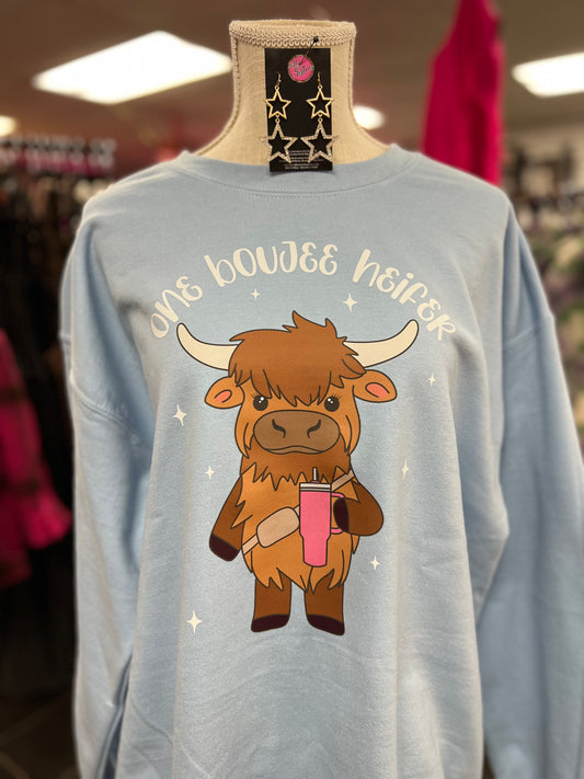 Boujee heifer sweatshirt