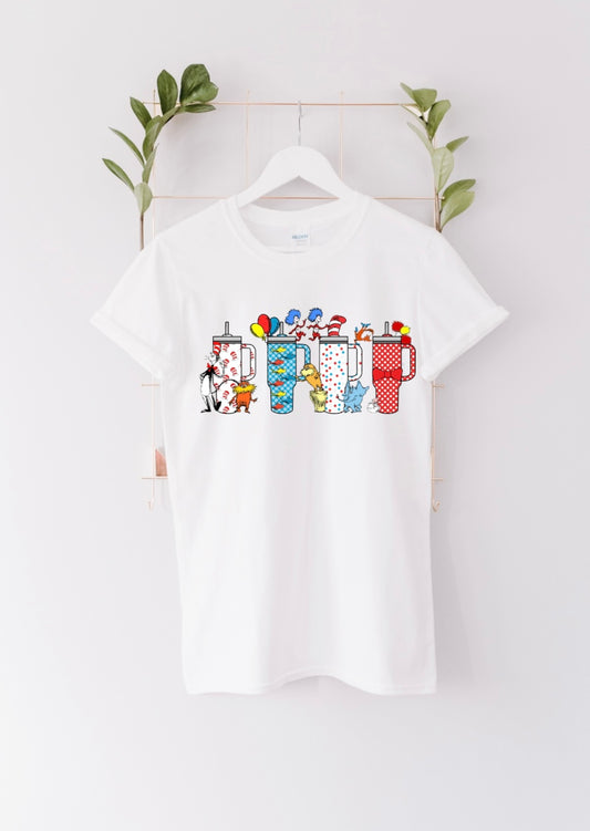 Dr. Suess Tumbler Gildan tshirt